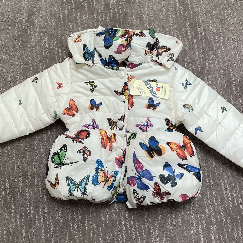 Popular Wear Toddler Butterfly Jacket